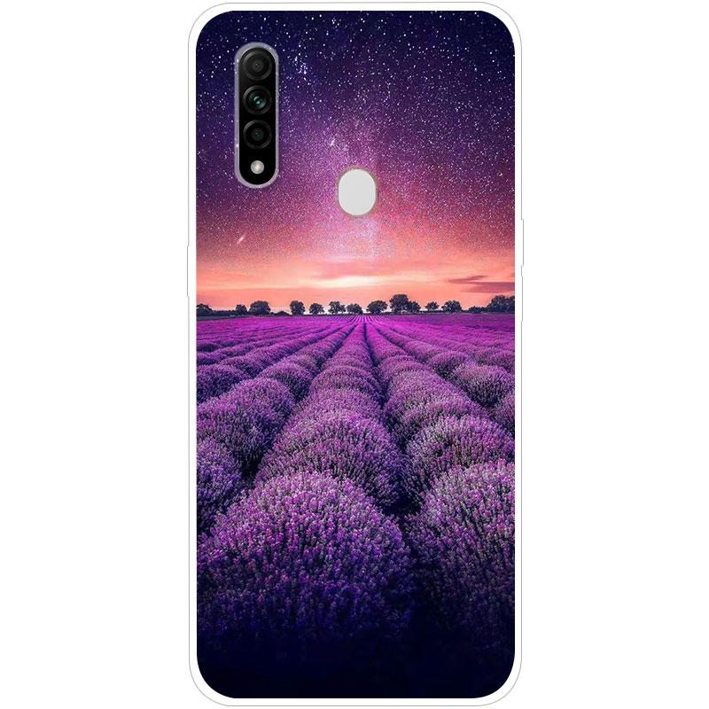 Для OPPO A31 OPPOA31 чехол Мягкая силиконовая задняя крышка чехол для телефона с рисунком Звездное небо