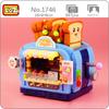 LOZ 1746 Amusement Park Bakery Bread Cake Shop Food Store Restaurant Model Mini Blocks Bricks Building Toy for Children No Box