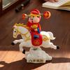 Cute God Of Wealth Desktop Decor Year of The Horse Horse Year Figurines  Center Console