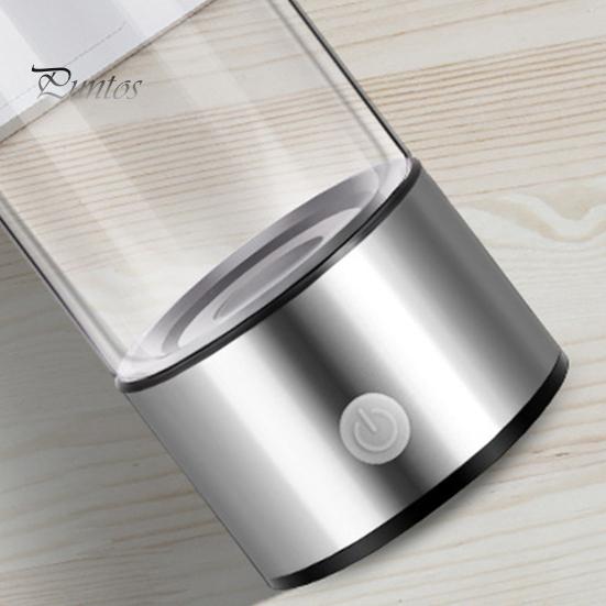 1 Set 420ML Hydrogen Water Bottle USB Charging Portable Hydrogen Water Generator for Home Office Travel