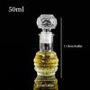 1 Pcs 50Ml Transparent Small Empty Spirit Whisky Wine Bottle Mini Glass Alcohol Liquor Bottles With Screw Cap Whiskey Decanter