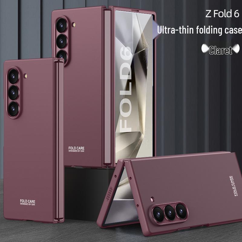 Ультратонкий матовый жесткий чехол для телефона Samsung Z Fold 6 - Модный однотонный защитный чехол