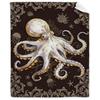 Cartoon Octopus Flannel Blanket Living Room Bedroom Decorative Blanket Lunch Break Blanket Blanket