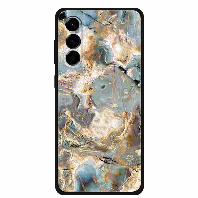 Чехол для Samsung Galaxy A57 Силиконовый ТПУ Мягкий Funda для Samsung Galaxy A37 Samsung A57 5G Градиентный Мраморный Чехол для Телефона Задняя Крышка
