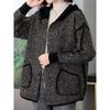 Coat Spring and Autumn Casual Loose Large Top Spring Thin Hooded Jacket Cardigan