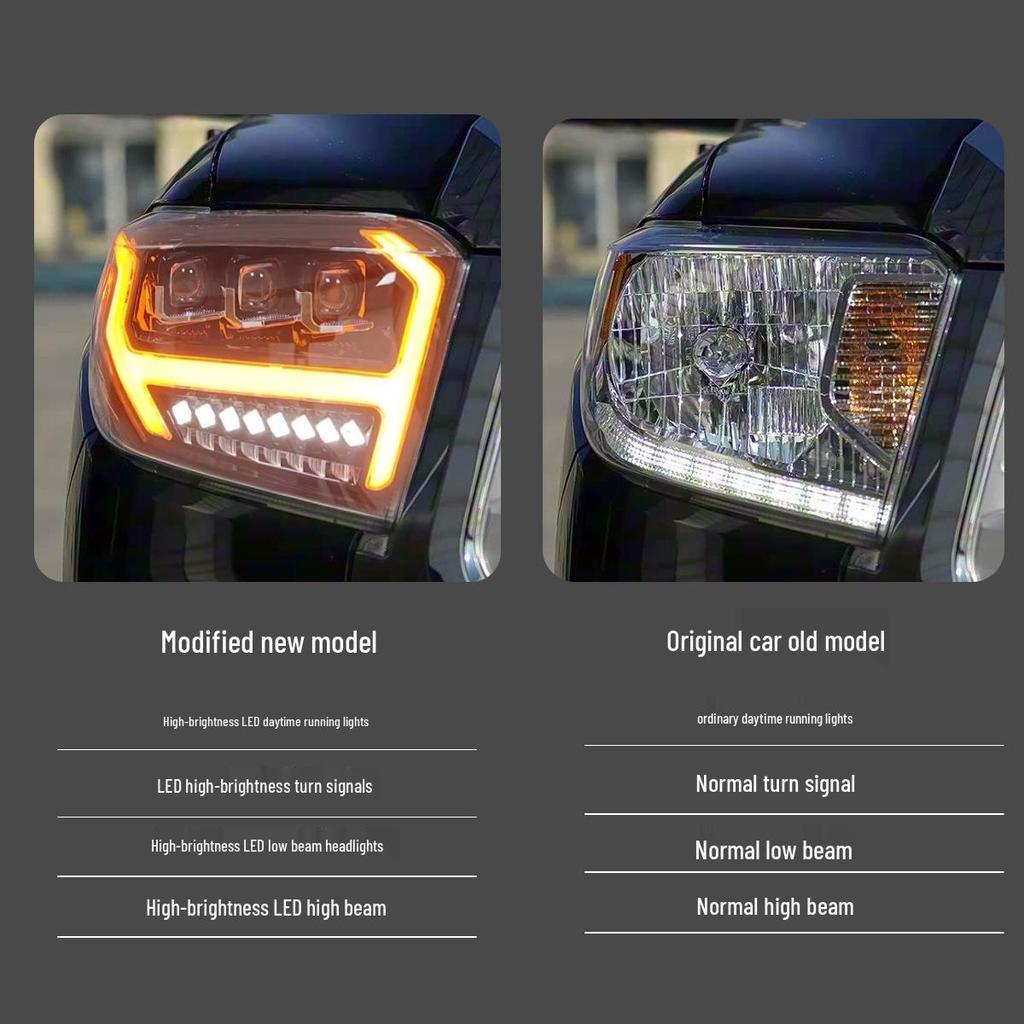 Светодиодная светооптика в сборе с динамическими поворотниками для Toyota Tundra 2014-2020
