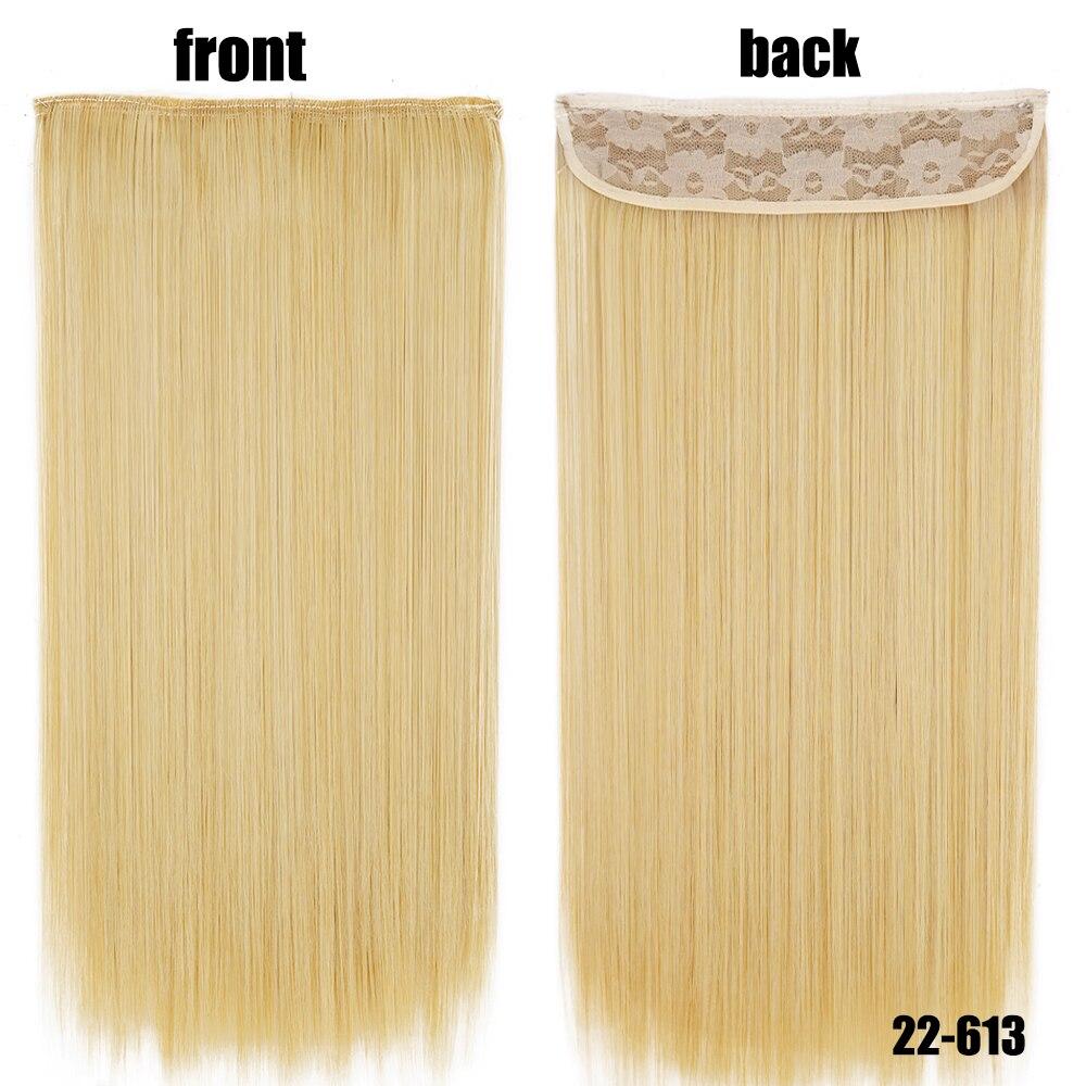 XINRAN 22-дюймовые модные женские волосы для наращивания, устойчивые к высоким температурам, синтетические волны, длинные волосы без клипс, невидимый парик для лески