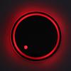 LED Car Cup Holder Light 7 Colors Light Up Cup Coaster USB Rechargeable Interior