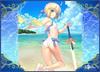 Универсальный игровой коврик для ККИ FateGrand Order [Лучник Артория Пендрагон]