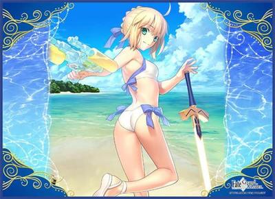 Универсальный игровой коврик для ККИ FateGrand Order [Лучник Артория Пендрагон]
