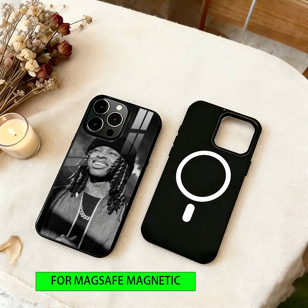Raper K-King Von Phone Case For iPhone17,16,15,14,13,12,11 Plus,Pro Magnetic with Magsafe Wireless Charging
