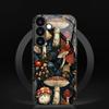 Чехол из закаленного стекла «Грибной лес» для телефона Samsung Galaxy S26 S25 S24 S23 S22 S20 FE/Ultra/Plus, противоударная задняя крышка