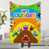 H-HeyS-ES D-Dug-geeS-ES Cartoon Cute Blanket Throw Super Cosy Plush Living Room Sofa Couch Childish Birthday Gifts