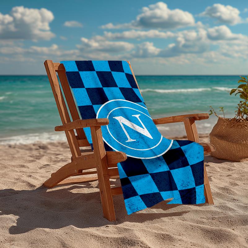 Ultra-Soft Beach Towel with Napoli Theme,Ideal for Pool - Camping, Diving - Perfect Travel Essential, Vibrant Beach Towel.