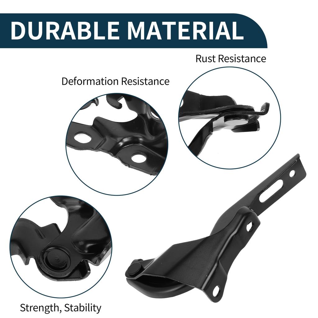 TUCKBOLD Передний левый и правый капот 1 пара для Toyota Camry Петли, Кронштейны, Черный, 2007-2011