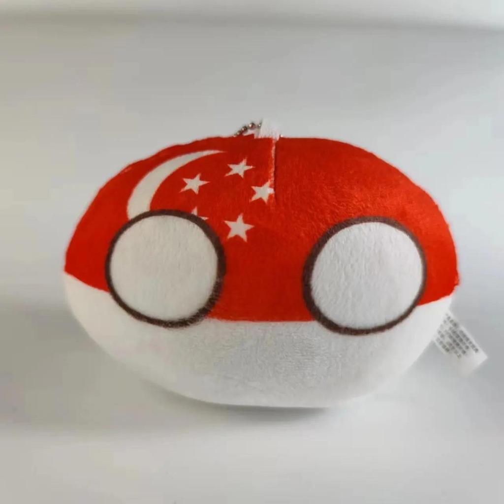 10cm Polandball Mini Plush Toy Kazakhstan Israel Palestine Iraq Egypt Countryball Anime Peripheral Gifts