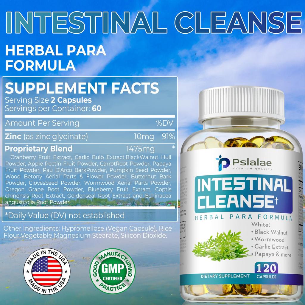 Pslalae - Black Walnut Complex Capsules - Digestive System Health