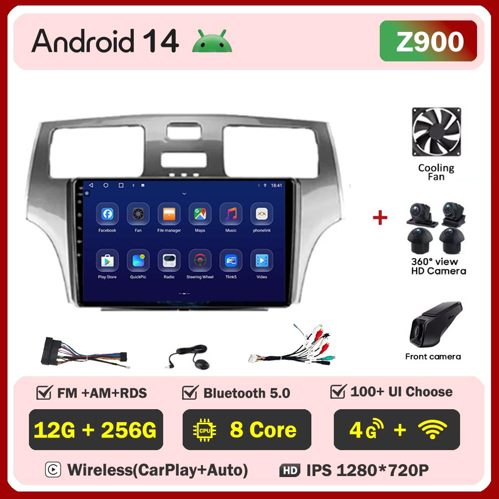 Для Lexus ES300 ES 300 ES330 XV30 ES 330 2001-2006 Carplay Auto Screen Wireless Android Auto Car Intelligent Systems AutoMotive