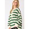 Women's Autumn and Winter Colour Blocking Loose Casual Knitted Sweater