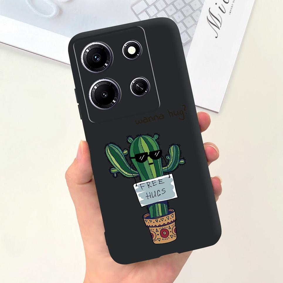 For Infinix Note 30i Note 30 Pro 30 vip Note30 4G 5G Phone Cover Moon Night Cartoon Cool Style Soft Silicone For Note30i Bumper