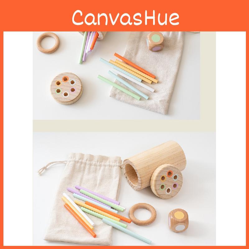 Color Wooden Take Balance Stick Game Children Puzzle Toy Set For Color Cognition