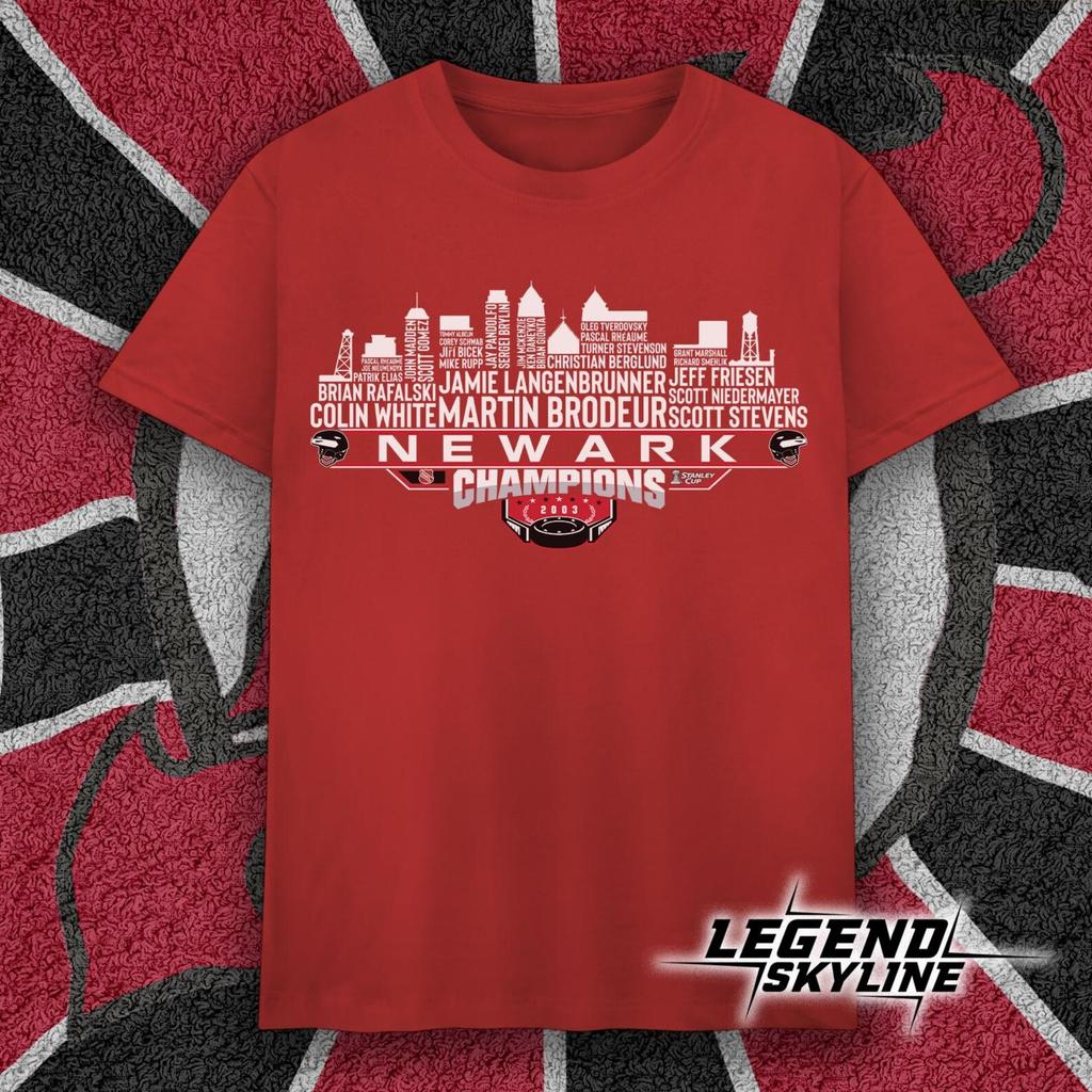 New Jersey Dream Team Hockey Champions 2003, New Jersey City Skyline Shirt and kids tshirt