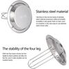 Chicken Roaster,Stainless Steel Chicken Roaster Rack BBQ Roaster Rack Vertical Roaster Rack for Oven or Barbecue Grill Accessories(Silver)