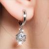 Изысканные серьги-шарики из кристаллов и циркония со стразами