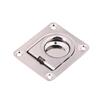 1 шт. 65X56 мм Квадратное подпружиненное кольцо-пуля из нержавеющей стали, ручка для люка палубы лодки, заподлицо, фурнитура для шкафа, утопленные кольца-пули