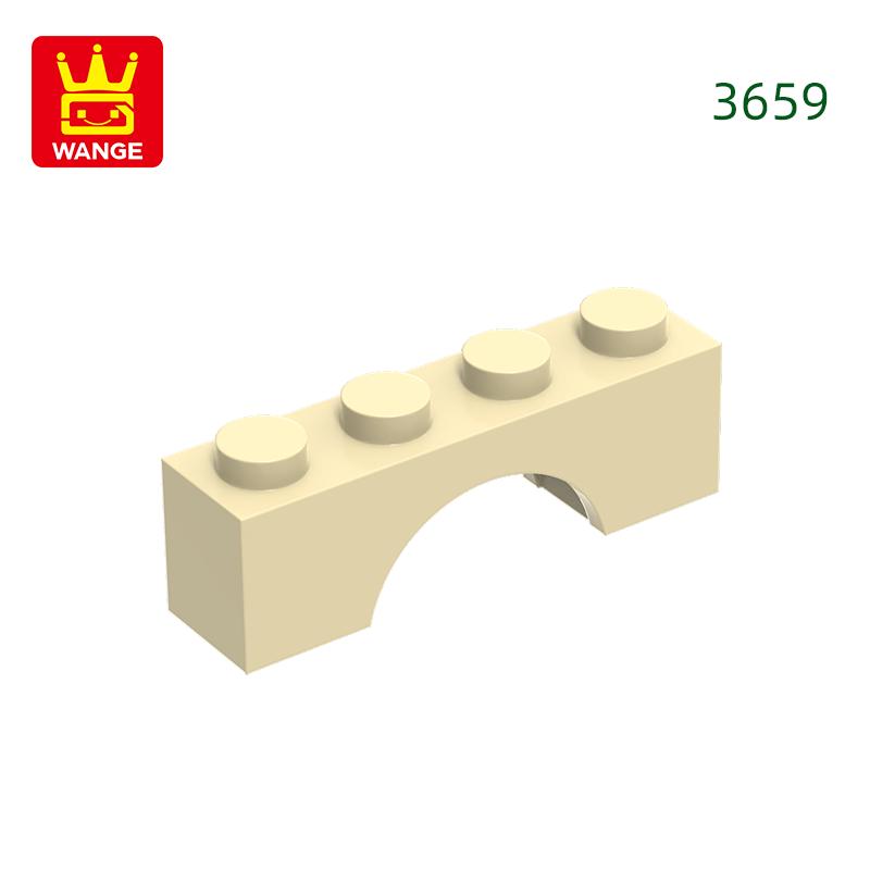 Нетоксичные 81 шт./лот 3659 1x4x2 Плоские арочные строительные блоки Moc Строительные аксессуары Детали Совместимые с Кирпичами Детские игрушки Подарок