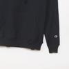Hoodie Long Sleeve Thermal Script Logo Hooded Sweatshirt Sports Black M [Champion] Men's C3-YS408