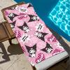 МИЛЫЙ K-kuromi-i Полотенце Пляжное Быстросохнущее Мягкое Бассейн Полотенца Подарок для Путешествий Спортзал Душ Кемпинг спорт