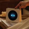 Винтажная прикроватная лампа-часы с Bluetooth-совместимым подключением, проигрывателем и колонкой для любителя музыки