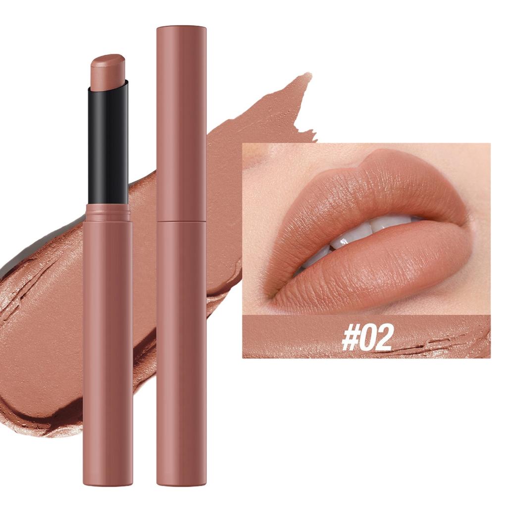 Бархатная губная помада Nude Soft Dark High Color, стойкая водостойкая помада-бальзам для губ, косметика в подарок.