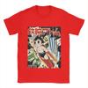 Men T-Shirts Vintage Astro Boy Cover Casual Pure Cotton Tees Short Sleeve  T Shirt O Neck Clothes Plus Size