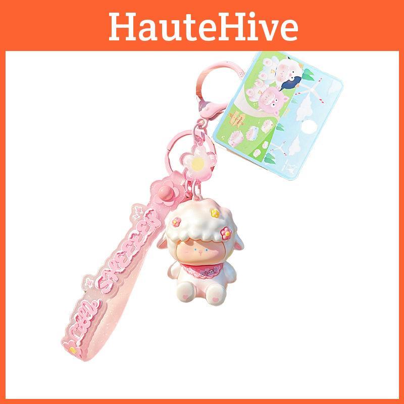 Шарф Овечка Мультяшный Брелок Милый Подвеска для Рюкзака Украшение Праздничный Подарок