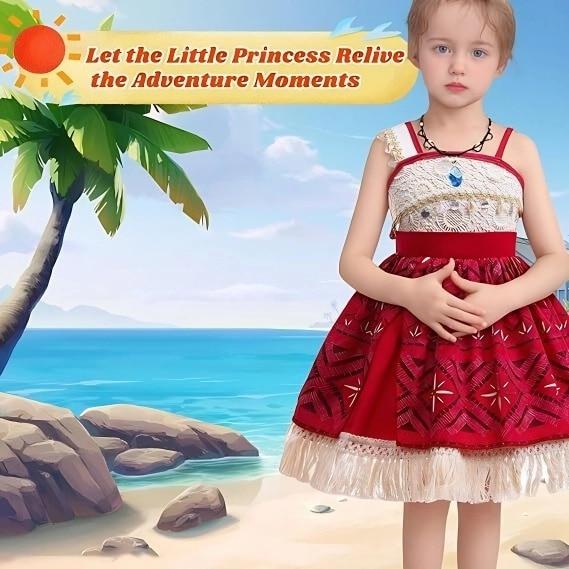 Ocean Adventure Princess Dress Set with Accessories, Blue, 4-5 Years, 120 cm