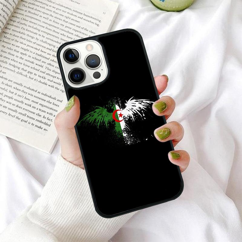 Algeria Flag Algerian Phone Case For iPhone 17 Air 15 16 14 11 12 13 Pro MAX Plus cover shell coque
