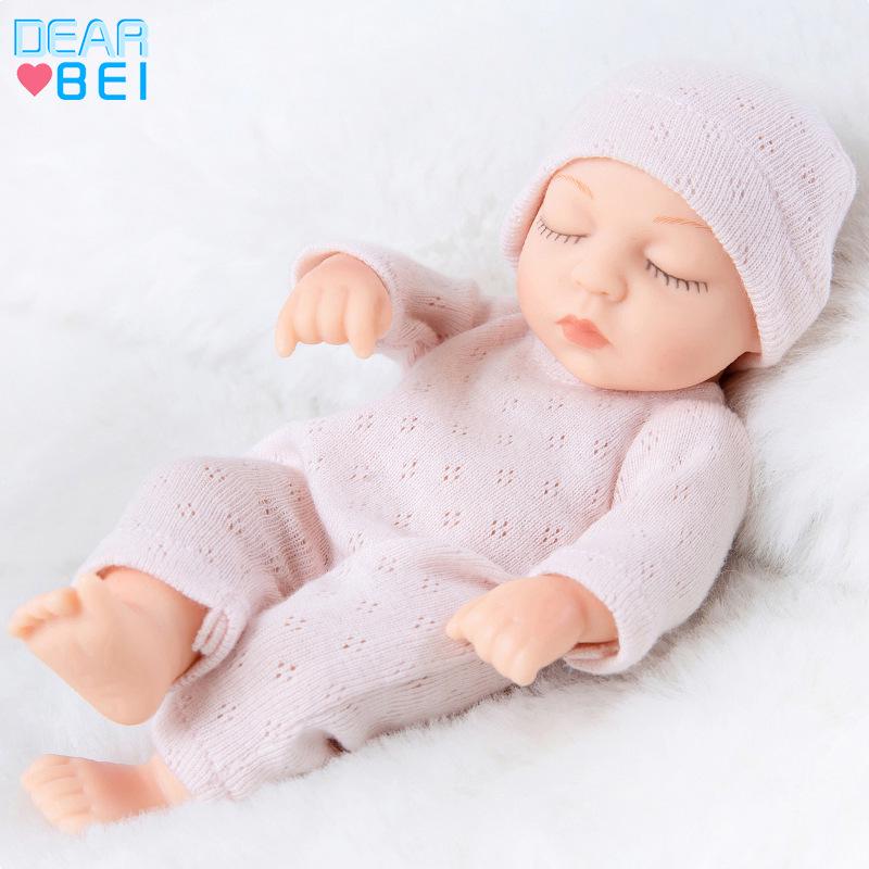 7-дюймовая мягкая виниловая кукла реборн, мини-фигурка