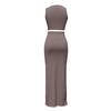 Women's Casual Sleeveless Color Slim-fit Vest Slim Skirt Suit