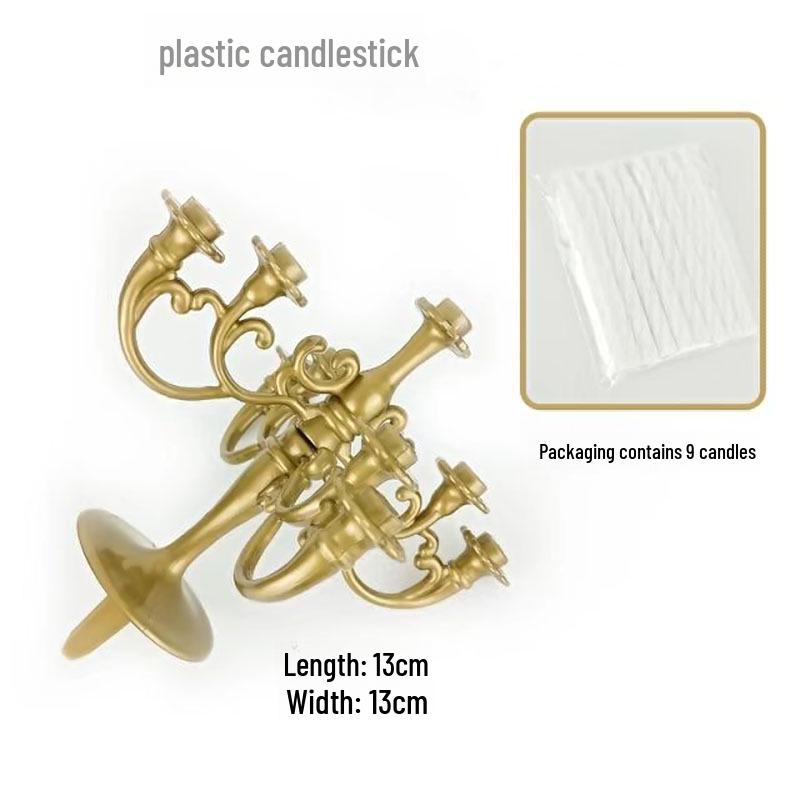 Украшения для торта Подсвечники Украшения: Ретро-европейская роскошь для дней рождения, свадеб и вечеринок