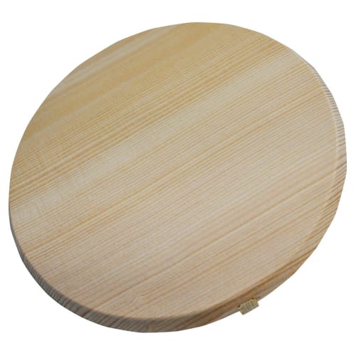 Yanagi Products Japanese-Made Wooden Drop Lid, 18cm, NH-071, Approx. 18cm Diameter x 2.8cm Thickness