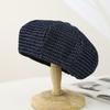 Hat Female Beret Spring and Autumn New Pumpkin Hat Small Octagonal Hat Fashion Bud Painter Hat