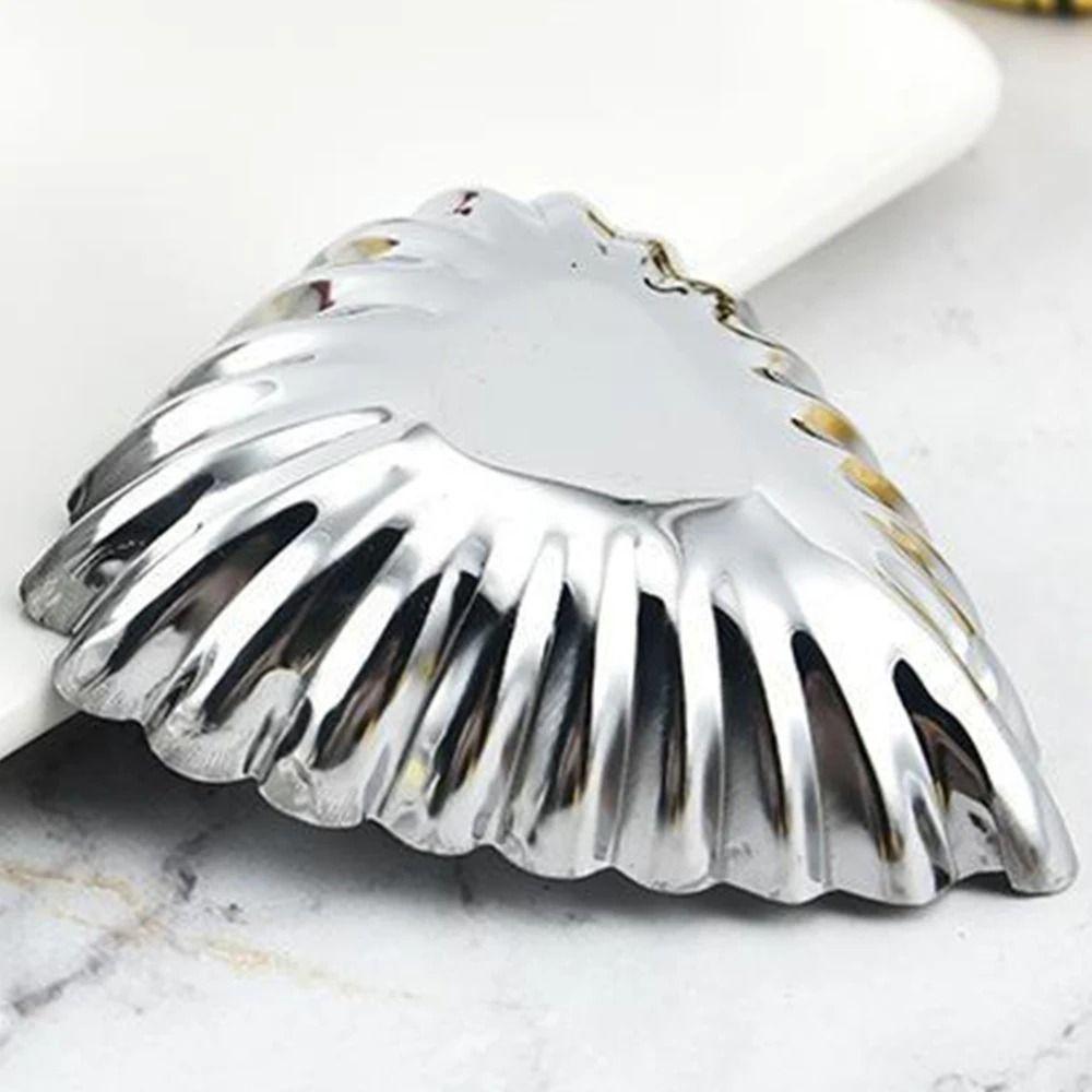 Многоразовая форма для печенья и пудинга Серебряная форма для десертов Формы для тарталеток Цветок Маффин