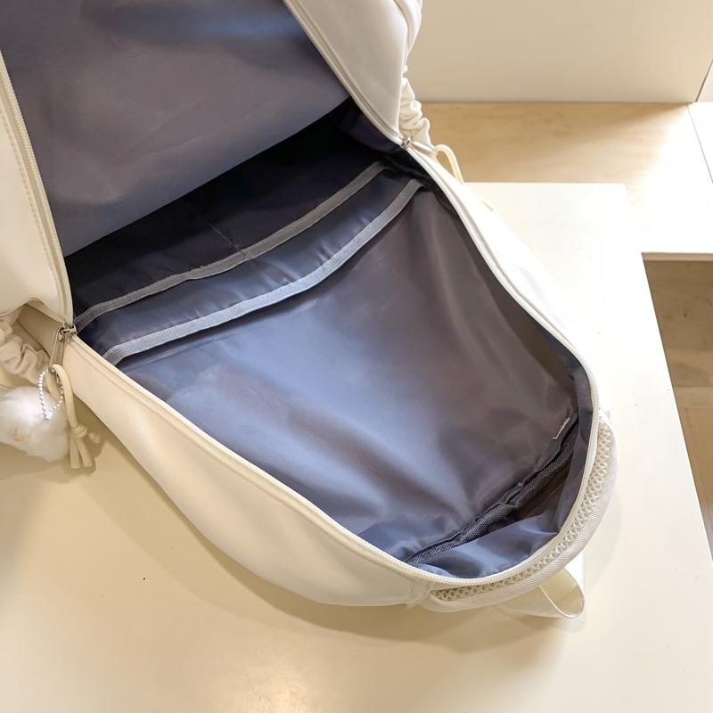 Рюкзак большой емкости, женский рюкзак в студенческом стиле, школьная сумка, однотонная сумка на плечо