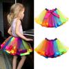 Girl's Princess Colorful Splicing Party/Birthday/Dancing Skirt Mini Ball Gown Tutu Skirt