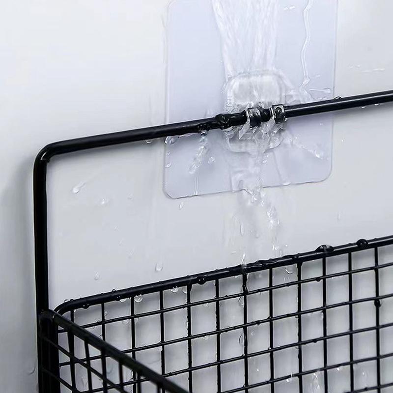 Хранение в ванной комнате Многофункциональные туалетные принадлежности Металлическое хранилище Неперфорированная полка для хранения Аксессуары для ванной Хранение на кухне