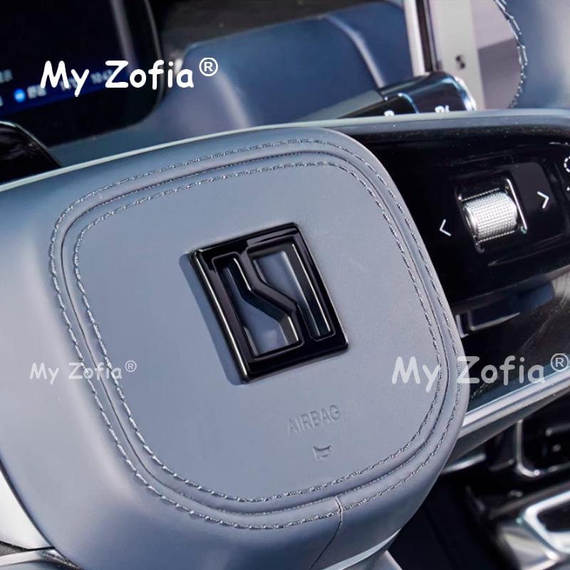 Для Zeekr 9X 2025 2026 Автомобиль Черный АБС Передний Логотип Автомобиль Задний Значок Крышка Декор Наклейка Рамка Отделка Аксессуары для Внешнего Декора