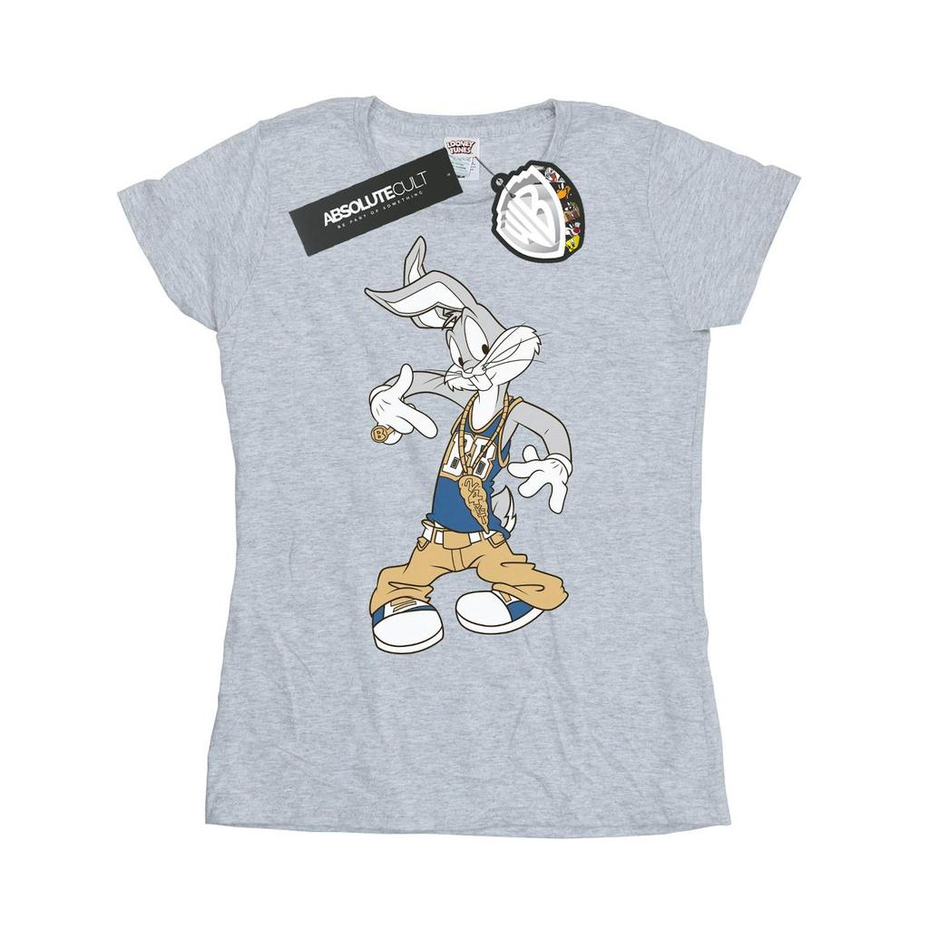 Looney Tunes Womens/Ladies Bugs Bunny Rapper Cotton T-Shirt