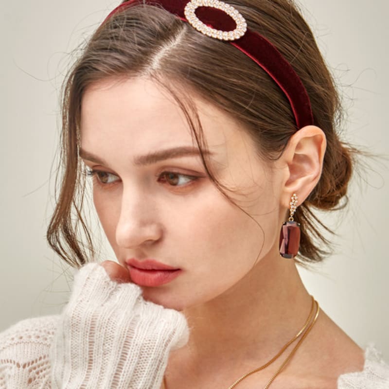 Ctwins Бархатная повязка на голову CT Point_1 Бархатная повязка на голову